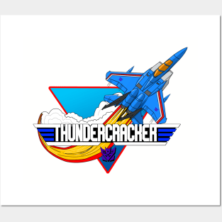 Thundercracker Retro Jet Posters and Art